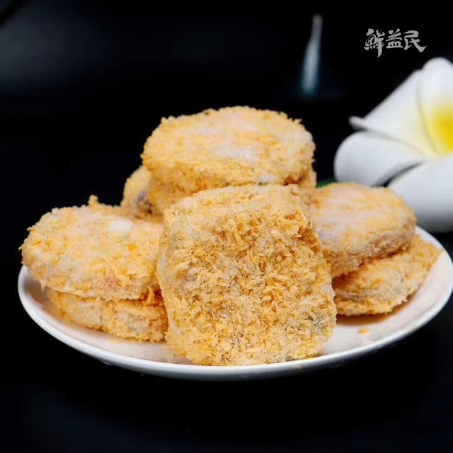 东山岛墨鱼虾饼 手工海鲜制品 脆皮饼 特色儿童零食下午茶零食